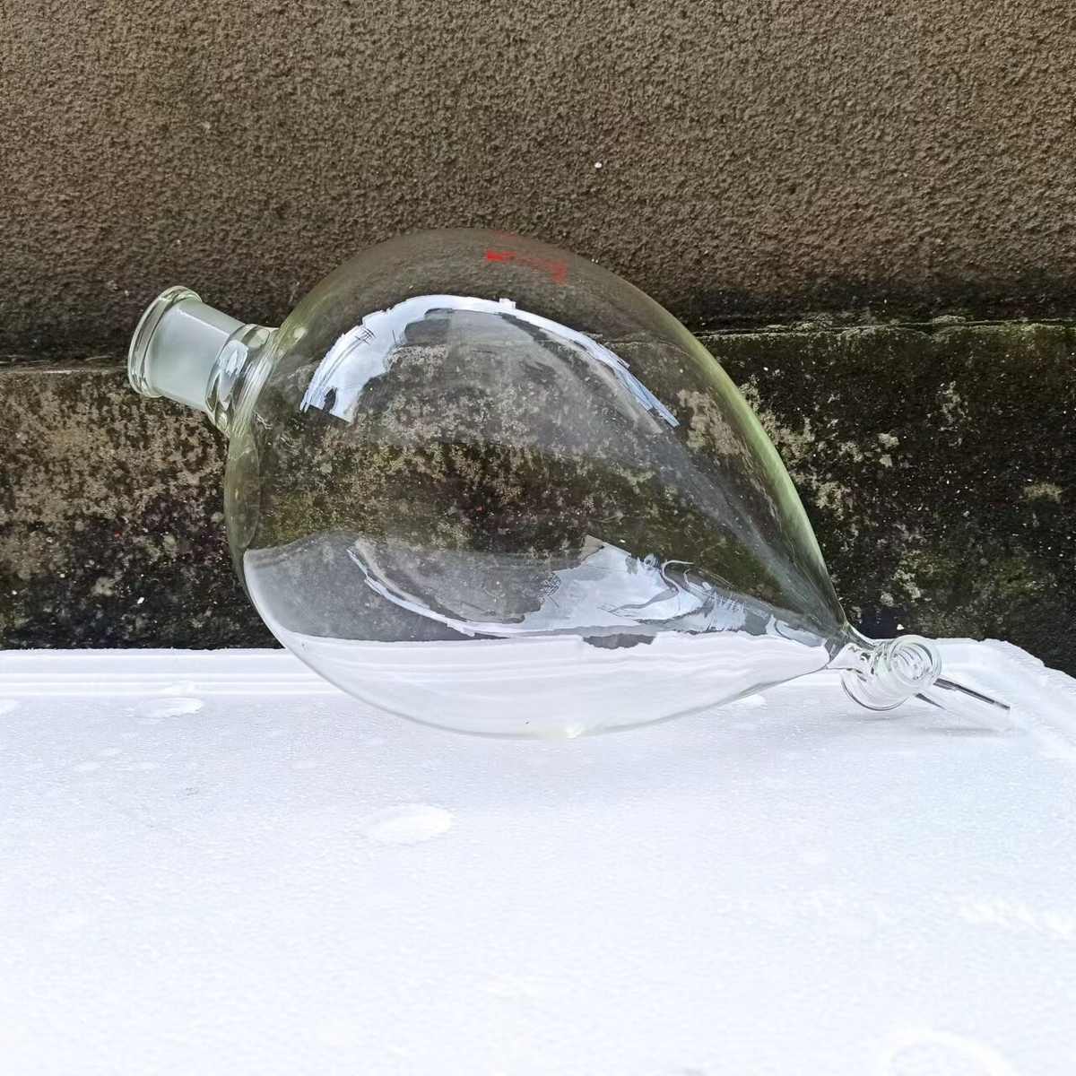 厚料桃型玻璃分液漏斗2000/3000/5000ml重锥形四氟2L3L5L出口品质