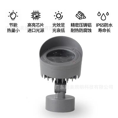 户外led投光灯照树灯铝材户外景观建筑投射灯外墙亮化工程泛光灯
