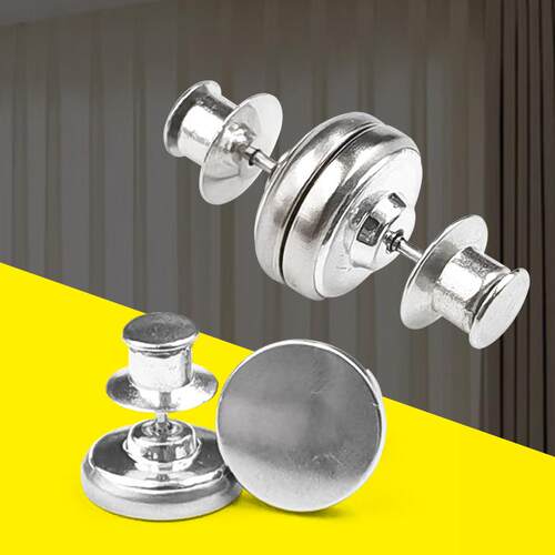 Magnetic curtain clips for light-blocking closure, strong ma
