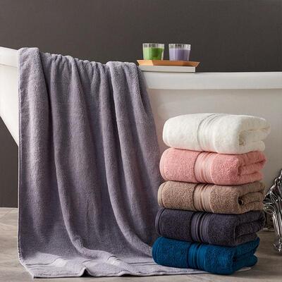 90*180cm加大浴巾纯棉毛巾 Cotton bath towel hand face towels