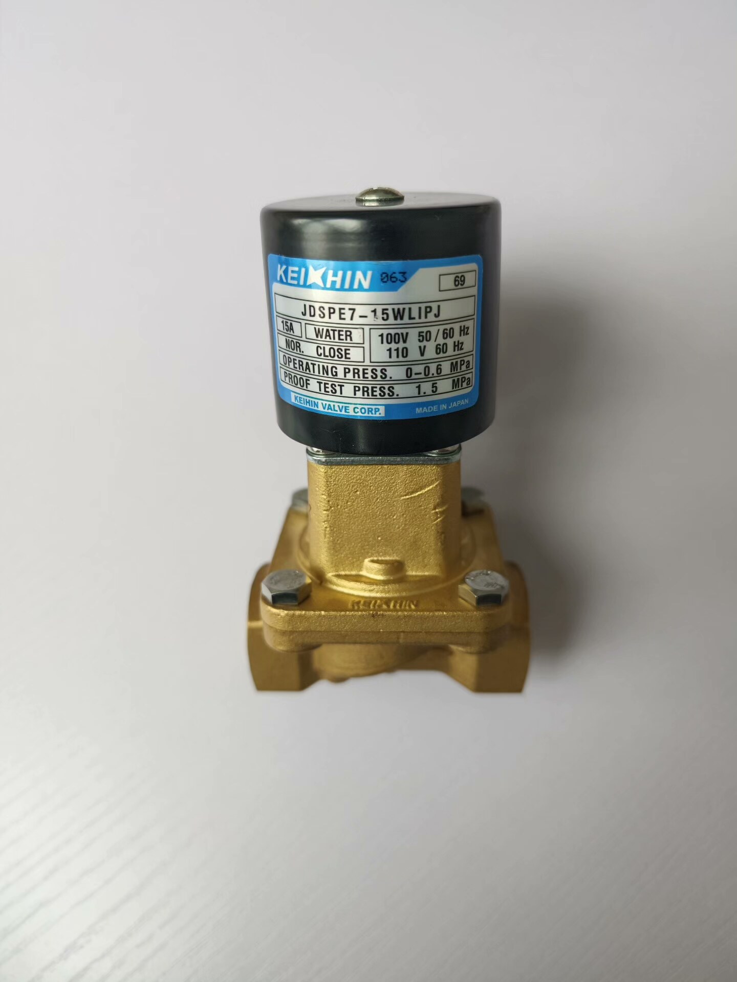 全新日本KEIHIN京滨电磁阀JDSPE7-15WLIPJ，