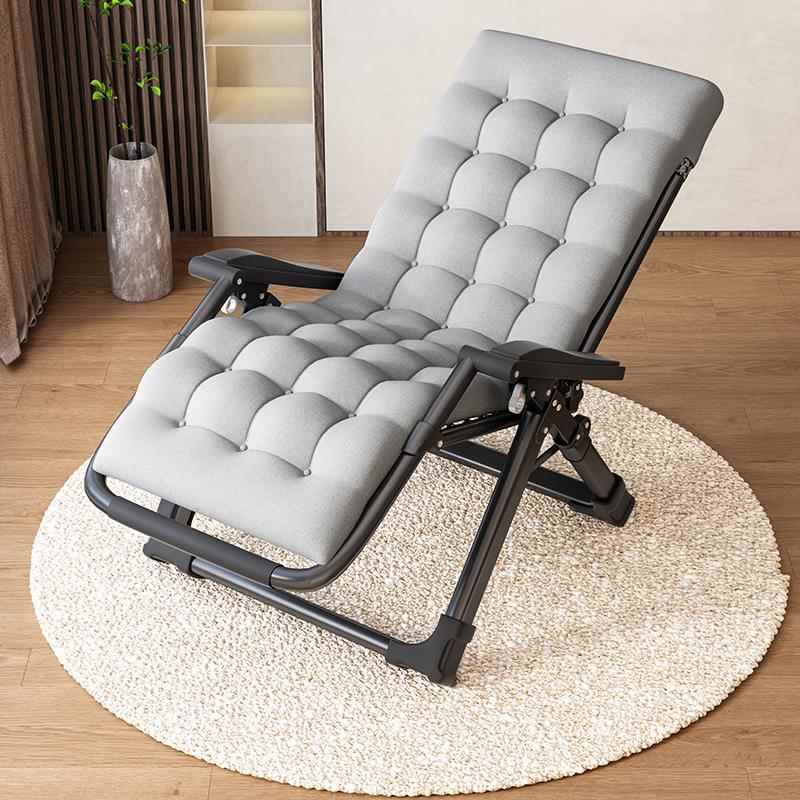 午L7躺椅两YAL用折叠休老人靠背椅子午睡便携家阳用休闲台懒人冬