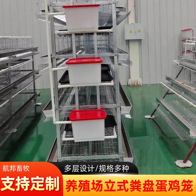 供应鸡舍立式接粪盘蛋鸡笼层叠式设计肉鸡笼镀锌材质养殖设备厂家