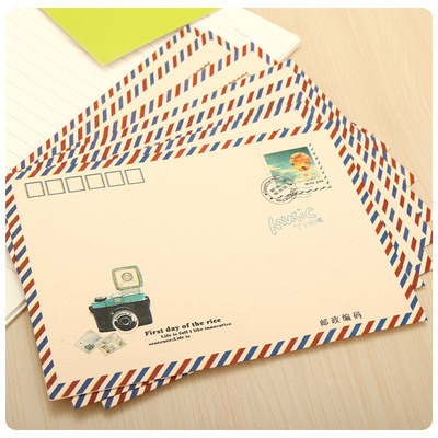 复古花语信封信封高级手写信纸