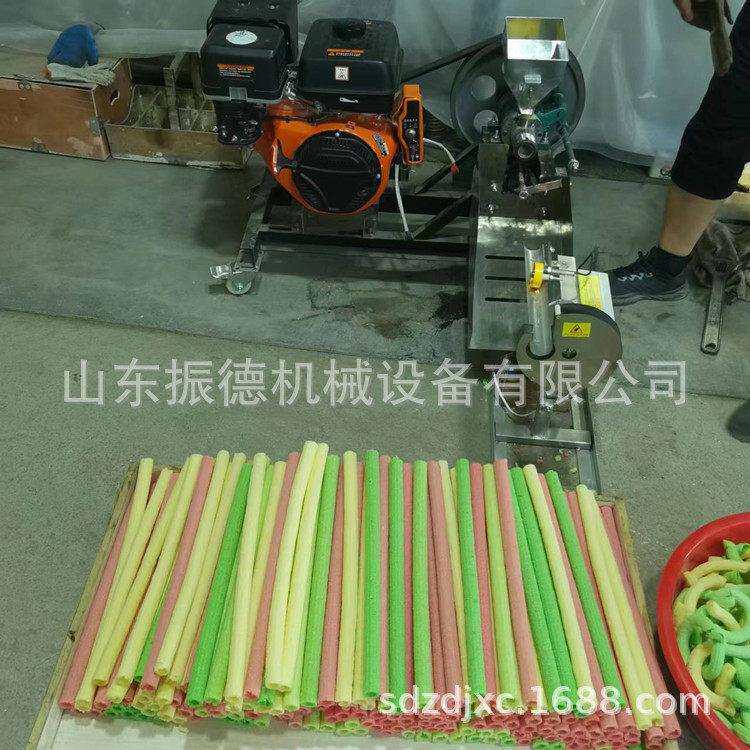 云南小型大米膨化机新型玉米谷物江米棍机麻花型膨化设备