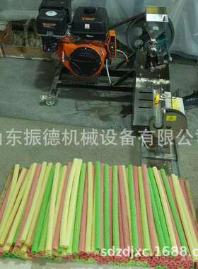 云南小型大米膨化机 新型玉米谷物江米棍机 振德 麻花型膨化设备