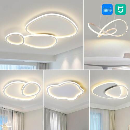 现代简约大气客厅吸顶灯创意套餐全屋组合两房两厅新款卧室灯具