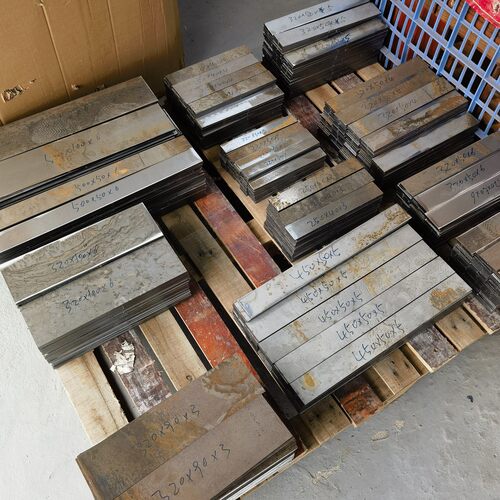 1095高碳钢板T10A钢材钢胚DIY手工刀材料手工锻打钢条未热处理钢