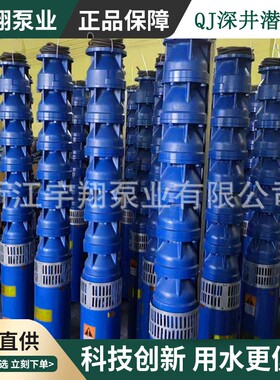 深井潜水泵250/200QJ高扬程多级潜水泵三相井用大流量灌溉水泵