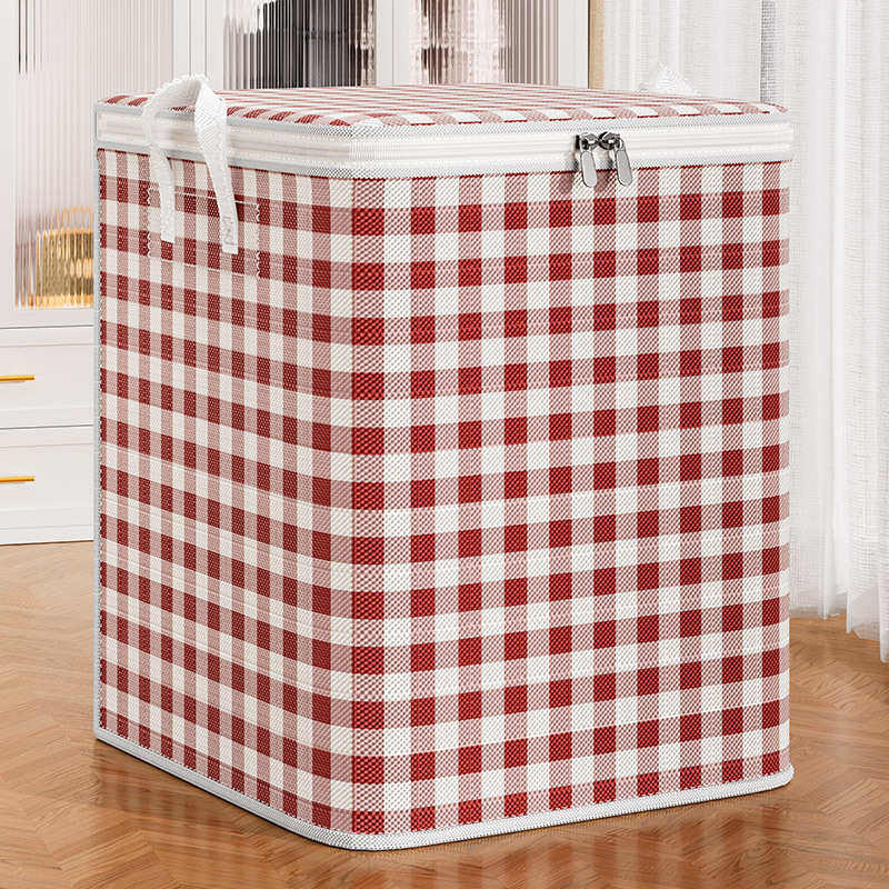 加厚款格子衣物棉被收纳袋大容量防水防潮棉被收纳筐,收纳整理,其他收纳袋,淘宝优惠券,粉丝福利购,淘宝优惠卷
