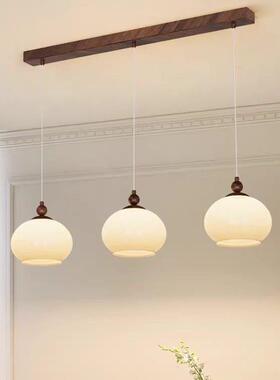 20餐25新款客吊灯厅法式中古风大厅厅线灯创意美式实木中山93635