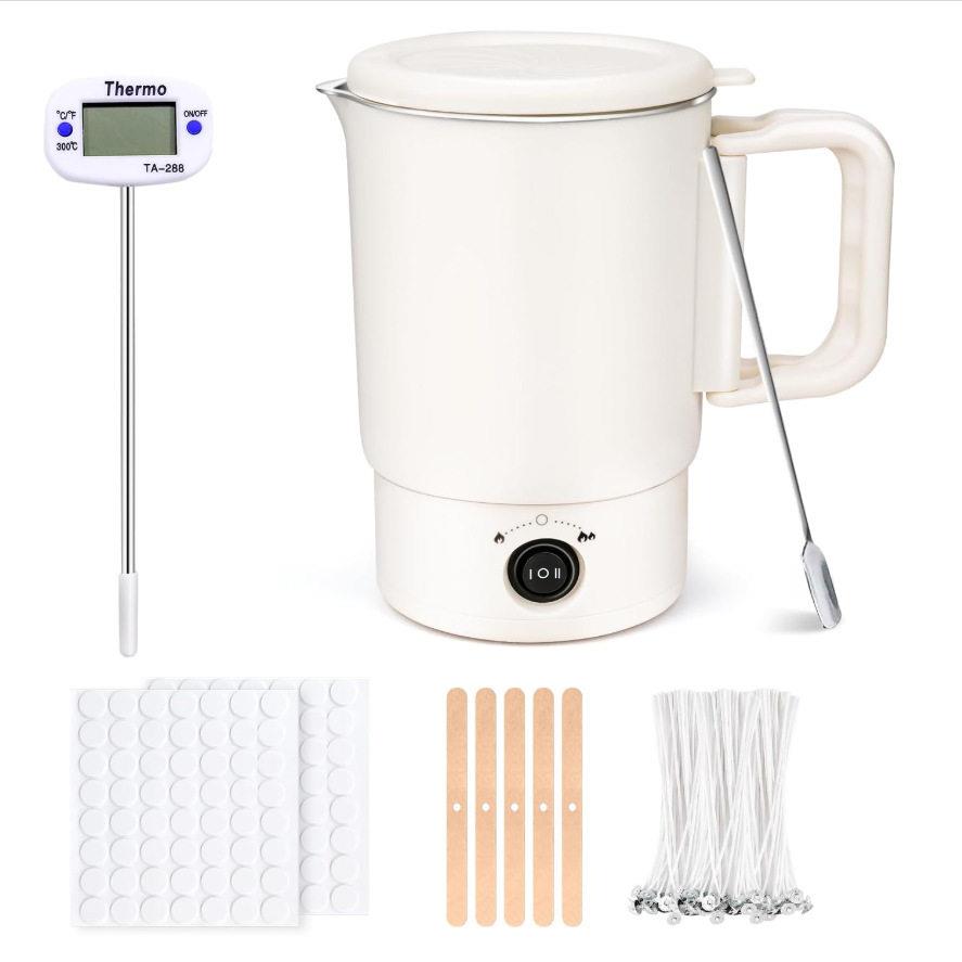 电动熔蜡壶 蜡烛制作DIY熔蜡器套件皂香皂用熔蜡器灯芯定心装置