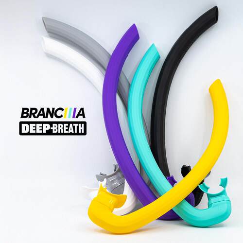 BRANCIIIA 韩国 正浮力自由潜水呼吸管 可折叠软管 含备用咬嘴