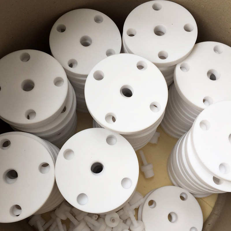 四氟法兰垫片四氟盲板法兰PFTE铁氟龙垫片O型非标聚四氟乙烯垫片