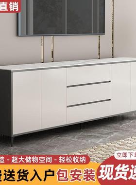 岩板木电视实柜简纳约卧室客柜厅家55692用储物柜收柜小户型落地