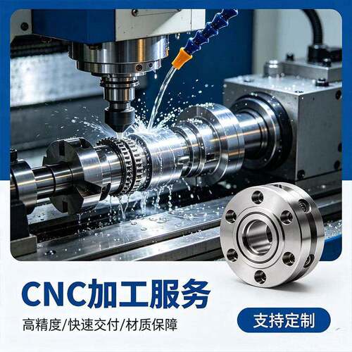 CNC加工五金零件 数控车铣床走心机线切割打火花激光精密个性铝铁