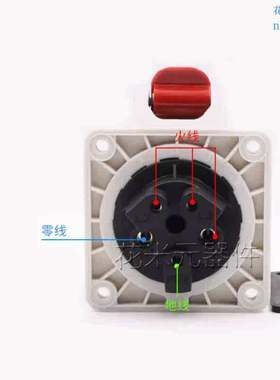 威浦工业插头座32A5芯 TYPR235/TYPR5623/TYPR5823 WEIPU