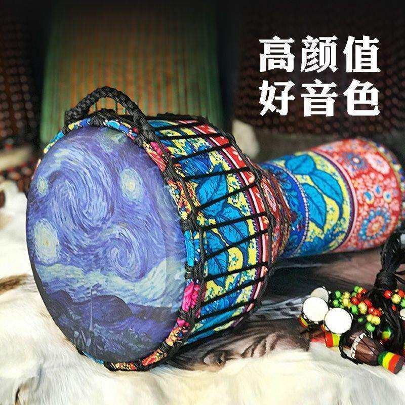 碳纤维PVC手鼓免调音非洲鼓8寸10寸儿童表演奏初学丽江网红FV