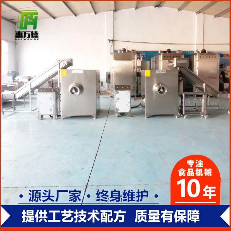 大型冻肉绞肉机 立式绞肉机 商用不锈钢全自动碎肉机厂家