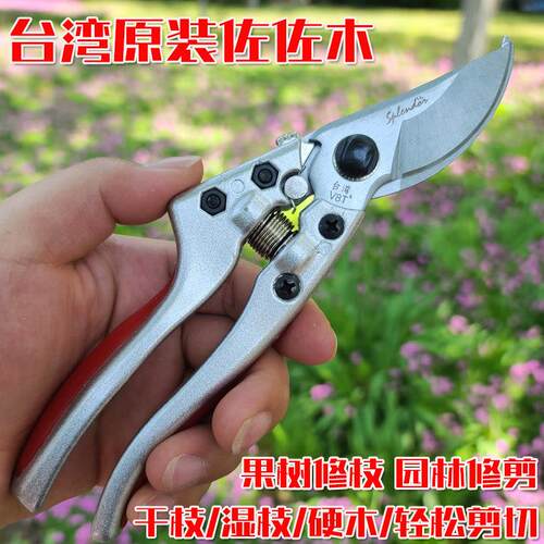 台湾佐佐木修枝剪刀原装进口粗枝剪果树剪家用花枝剪剪树剪子手剪