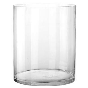 大花瓶大口径玻璃花瓶透明宽口广口敞口大口高款超高50阔口超大