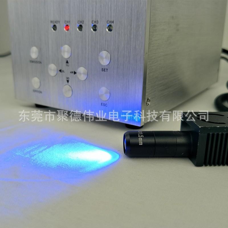 4点uv光源智能操作油墨无影UV胶水固化机风冷紫外led点光源