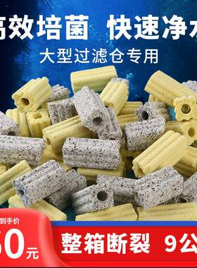 断裂细菌屋破损鱼缸过滤材料细菌屋残次品滤材陶瓷环鱼池过滤毛刷