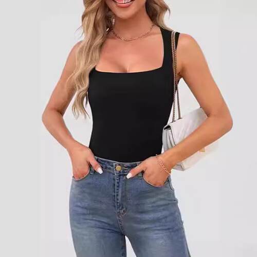 Womens Solid Halter Neck Laceup Sleeveless Cami Top Sexy