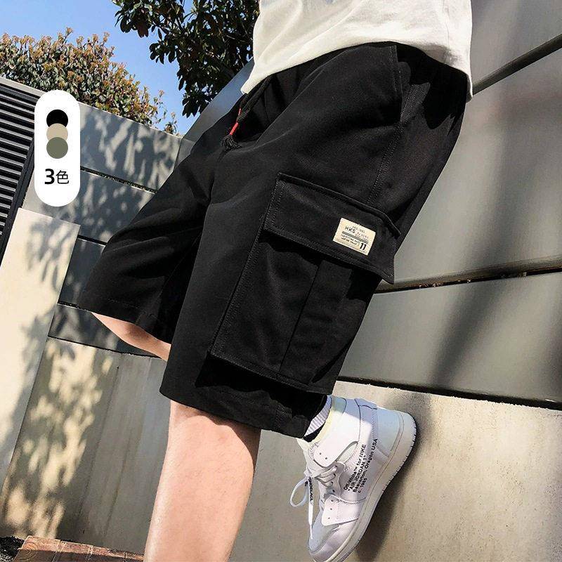 Men Fleece Cargo Shorts s