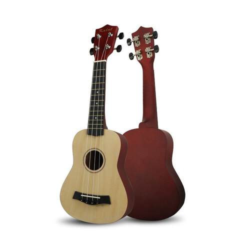 尤克里里21寸彩琴木制儿童尤克里里 小吉他乌克丽丽ukulele