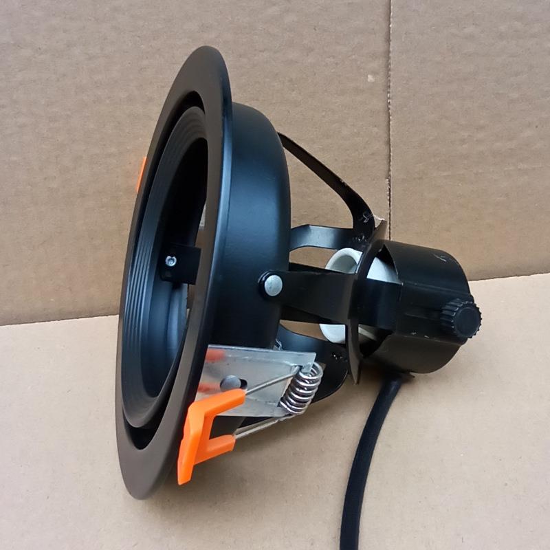 led导轨射灯par30空外壳大摇摆灯架e27背景墙服装店展厅