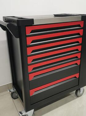 汽修工具收纳 车间五金带抽屉工具车 JS-RC07可移动式五金工具车