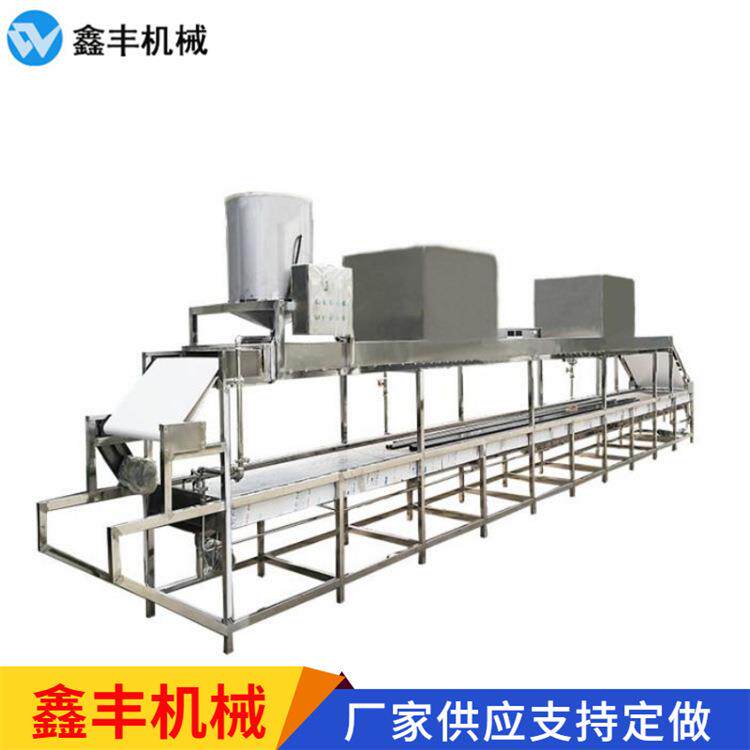 全自动腐竹机设备 大型腐竹机生产线操作视频 免费安装调试