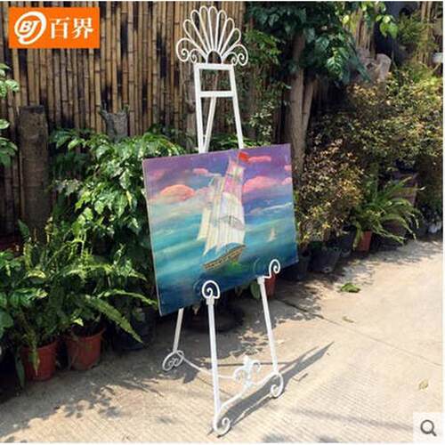 画架厂家直销欧式界素描婚庆铁艺美术画架道具展示架 卧室百家居