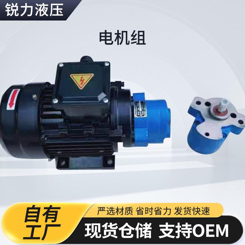 CB-B直插型齿轮泵电机组TCBW锯床油泵电机总成液压泵节能效