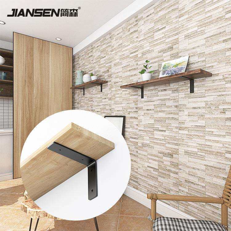 铁艺墙壁L型支架托墙上置物架壁挂隔板支撑搁板层板托跨境货源