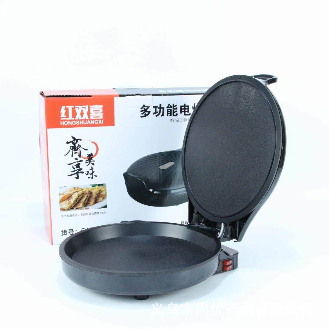 双家用多饼功能电铛烤饼烙饼机悬浮式SY-6603深煎烤机盘面加热煎