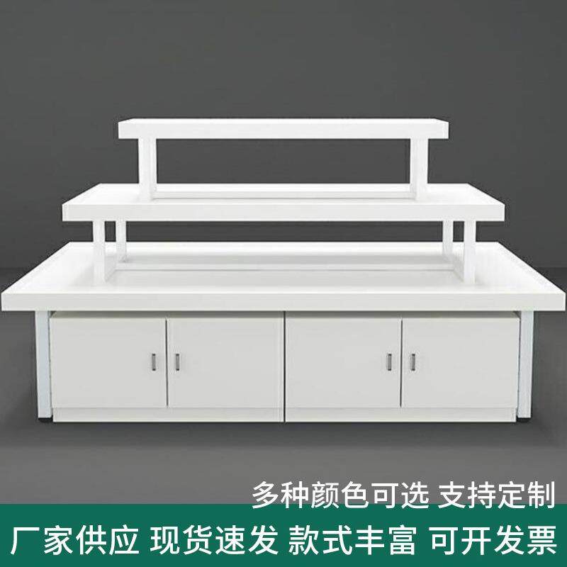 超市中岛货架堆头架文具展台流水