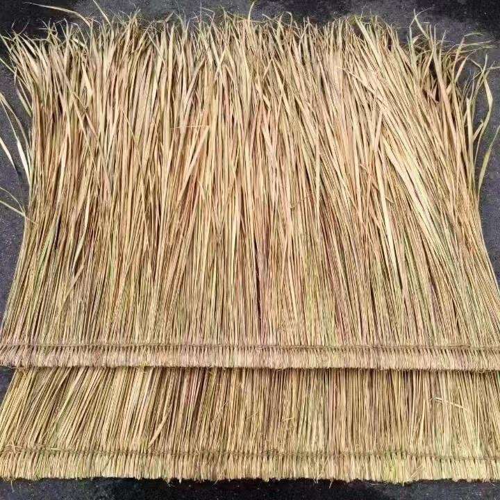 稻草屋顶保暖保温防晒隔热天然茅草屋茅草棚山庄农庄复古屋顶装饰