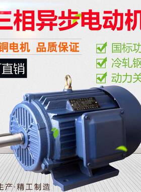 三相异步电机YE2YE3-90L-41.5w-41400转三相电机全新全铜