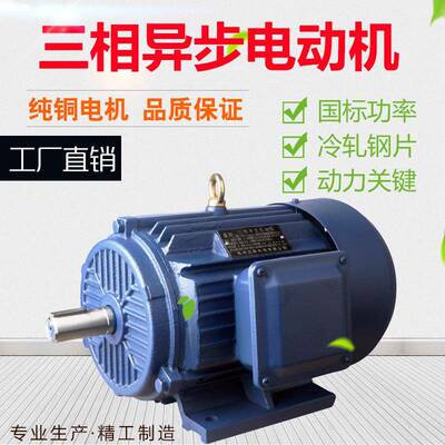 三相异步电机YE2YE3-90L-41.5w-41400转三相电机全新全铜