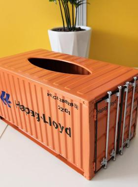 海集装运箱纸巾集装箱定做车载货柜SDMC6009箱铁模型制可订盒做名