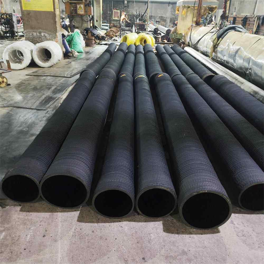 28寸吸排泥砂耐磨钢丝橡胶管 丁苯橡胶生产优质耐磨钢丝管DN700mm