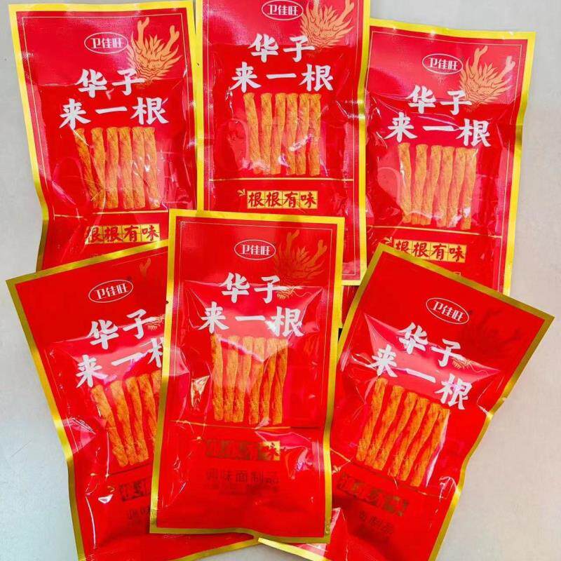 华子来一根辣条香辣棒甜辣味儿时怀旧麻辣休闲 解馋过瘾小零食