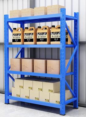 仓储货架展示架带柜重型仓库库房储物架地下储藏室快递置物架子