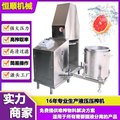 大蒜碎末榨汁压榨机 酸梅子酿酒酒渣压榨机 红黑糯米酒脱水机
