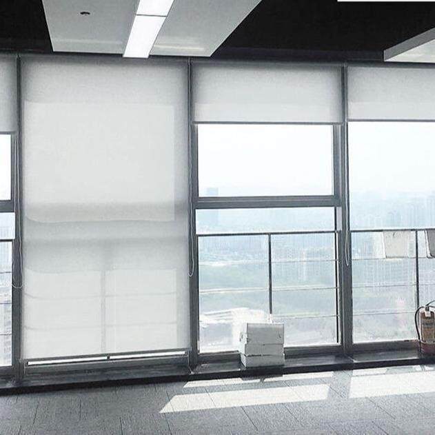 ?阳楼光面料阳台字写公办室开孔遮光工程F$ph(h(&卷帘防水遮阳窗