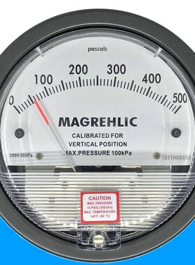德威尔型压差表TE2000系列0-60/500pa1kpa压差计Magnehelic压差计