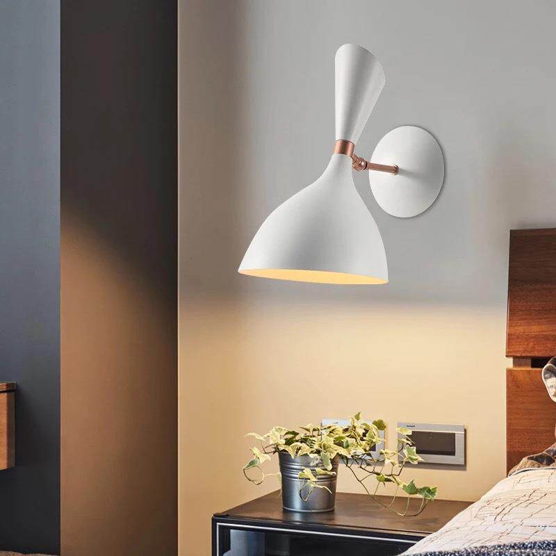 北欧简约个性楼梯卧室酒店床头过道走廊壁灯后现代创意背景墙壁灯