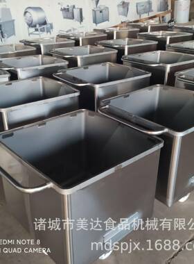 加厚304不锈钢料车食品用馅料调料周转料车肉制品腌制料车现货